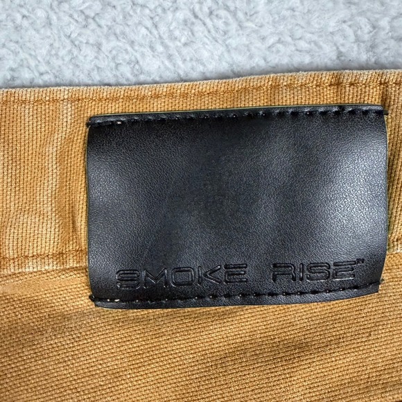 Smoke Rise Wheat Trail Cargo Pants Taper Utility Men's 36x30 Distressed Paint - Picture 10 of 10